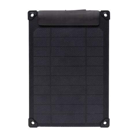 Solarpulse 5W tragbares Solarmodul aus RCS rPlastik schwarz bedrucken, Art.-Nr. P323.051 Solarpulse 5W tragbares Solarmodul aus RCS rPlastik schwarz bedrucken, Art.-Nr. P323.051