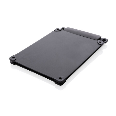 Solarpulse 10W tragbares Solarmodul aus RCS rPlastik schwarz bedrucken, Art.-Nr. P323.061 Solarpulse 10W tragbares Solarmodul aus RCS rPlastik schwarz bedrucken, Art.-Nr. P323.061