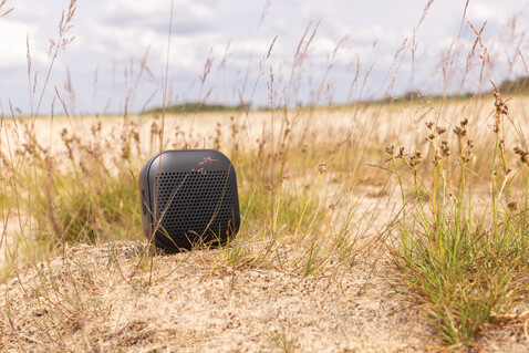 Soundbox 3W Lautsprecher aus RCS recyceltem Kunststoff schwarz bedrucken, Art.-Nr. P329.971 Soundbox 3W Lautsprecher aus RCS recyceltem Kunststoff schwarz bedrucken, Art.-Nr. P329.971
