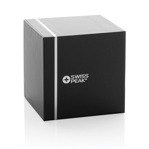 Swiss Peak 3W Basslautsprecher aus RCS recyceltem Aluminium grau bedrucken, Art.-Nr. P331.002 Swiss Peak 3W Basslautsprecher aus RCS recyceltem Aluminium grau bedrucken, Art.-Nr. P331.002