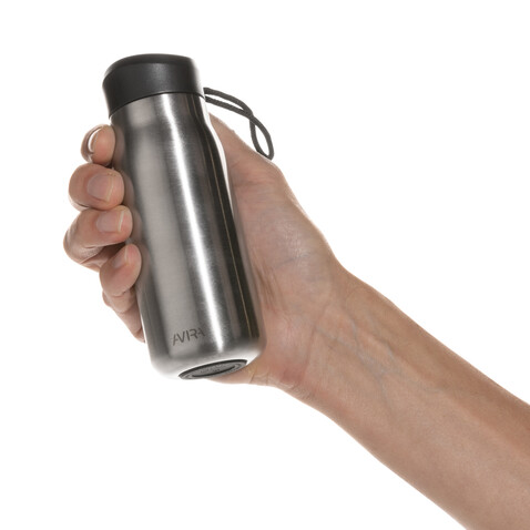 Avira Ain 150ml Reiseflasche aus RCS rec. Stainless-Steel silber bedrucken, Art.-Nr. P438.052 Avira Ain 150ml Reiseflasche aus RCS rec. Stainless-Steel silber bedrucken, Art.-Nr. P438.052