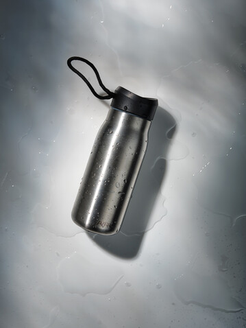 Avira Ain 150ml Reiseflasche aus RCS rec. Stainless-Steel silber bedrucken, Art.-Nr. P438.052 Avira Ain 150ml Reiseflasche aus RCS rec. Stainless-Steel silber bedrucken, Art.-Nr. P438.052