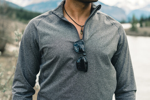 Swiss Peak polarisierte Sonnenbrille aus RCS Kunststoff schwarz bedrucken, Art.-Nr. P453.981 Swiss Peak polarisierte Sonnenbrille aus RCS Kunststoff schwarz bedrucken, Art.-Nr. P453.981