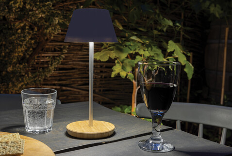 Pure Glow USB-Tischleuchte aus RCS recyceltem Kunststoff weiß bedrucken, Art.-Nr. P513.283 Pure Glow USB-Tischleuchte aus RCS recyceltem Kunststoff weiß bedrucken, Art.-Nr. P513.283