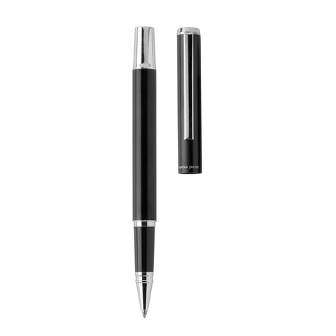 Swiss Peak Cedar Stifte-Set aus RCS recyceltem Aluminium schwarz bedrucken, Art.-Nr. P611.161 Swiss Peak Cedar Stifte-Set aus RCS recyceltem Aluminium schwarz bedrucken, Art.-Nr. P611.161