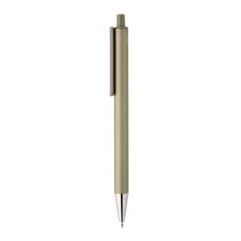 Amisk Stift aus RCS-zertifiziert recyceltem Aluminium grün bedrucken, Art.-Nr. P611.177 Amisk Stift aus RCS-zertifiziert recyceltem Aluminium grün bedrucken, Art.-Nr. P611.177