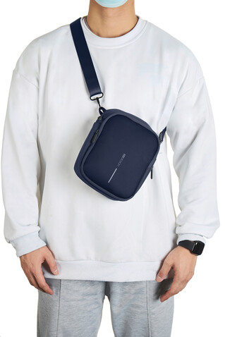 Boxy Sling navy blau, navy blau bedrucken, Art.-Nr. P705.955 Boxy Sling navy blau, navy blau bedrucken, Art.-Nr. P705.955