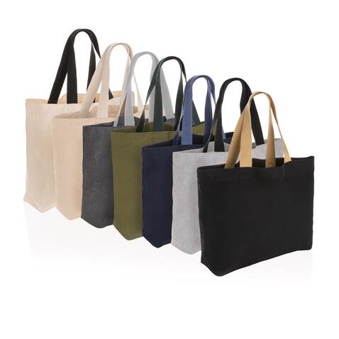 Impact Aware™ 240g/m² große Tasche aus rCanvas, ungefärbt braun bedrucken, Art.-Nr. P762.959 Impact Aware™ 240g/m² große Tasche aus rCanvas, ungefärbt braun bedrucken, Art.-Nr. P762.959