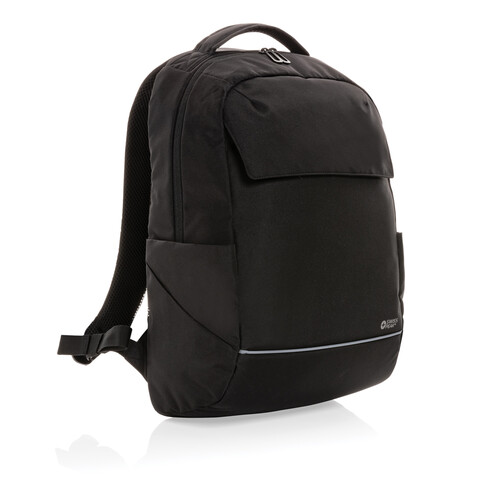 Swiss Peak Brooke AWARE™ 15,6" Laptop-Rucksack aus rPET schwarz bedrucken, Art.-Nr. P763.031 Swiss Peak Brooke AWARE™ 15,6" Laptop-Rucksack aus rPET schwarz bedrucken, Art.-Nr. P763.031