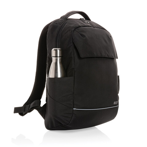 Swiss Peak Brooke AWARE™ 15,6" Laptop-Rucksack aus rPET schwarz bedrucken, Art.-Nr. P763.031 Swiss Peak Brooke AWARE™ 15,6" Laptop-Rucksack aus rPET schwarz bedrucken, Art.-Nr. P763.031