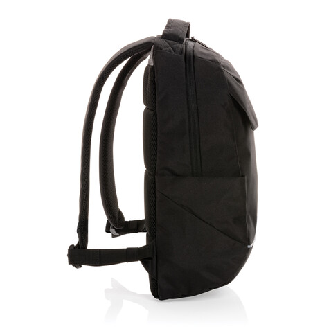 Swiss Peak Brooke AWARE™ 15,6" Laptop-Rucksack aus rPET schwarz bedrucken, Art.-Nr. P763.031 Swiss Peak Brooke AWARE™ 15,6" Laptop-Rucksack aus rPET schwarz bedrucken, Art.-Nr. P763.031