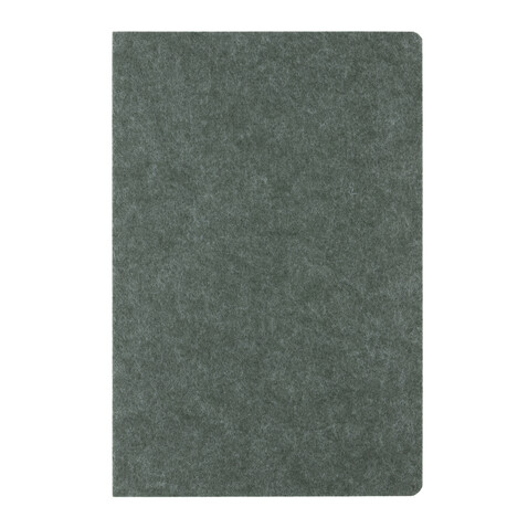 Phrase GRS-zertifiziertes A5-Notizbuch aus recyceltem Filz grün bedrucken, Art.-Nr. P774.527 Phrase GRS-zertifiziertes A5-Notizbuch aus recyceltem Filz grün bedrucken, Art.-Nr. P774.527