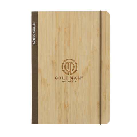 Scribe A5 Notizbuch aus Bambus braun bedrucken, Art.-Nr. P774.539 Scribe A5 Notizbuch aus Bambus braun bedrucken, Art.-Nr. P774.539