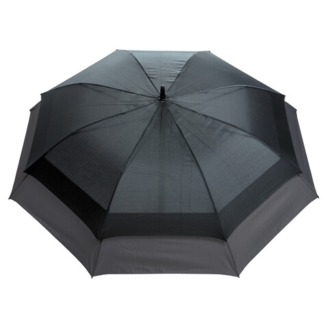 Swiss Peak AWARE™ 23" bis 27" erweiterbarer Regenschirm schwarz bedrucken, Art.-Nr. P850.451 Swiss Peak AWARE™ 23" bis 27" erweiterbarer Regenschirm schwarz bedrucken, Art.-Nr. P850.451