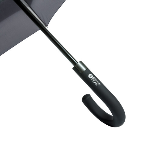 Swiss Peak AWARE™ 23" bis 27" erweiterbarer Regenschirm schwarz bedrucken, Art.-Nr. P850.451 Swiss Peak AWARE™ 23" bis 27" erweiterbarer Regenschirm schwarz bedrucken, Art.-Nr. P850.451