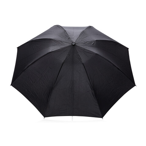 Swiss Peak AWARE™ 23" faltbarer umgekehrter Regenschirm schwarz bedrucken, Art.-Nr. P850.461 Swiss Peak AWARE™ 23" faltbarer umgekehrter Regenschirm schwarz bedrucken, Art.-Nr. P850.461