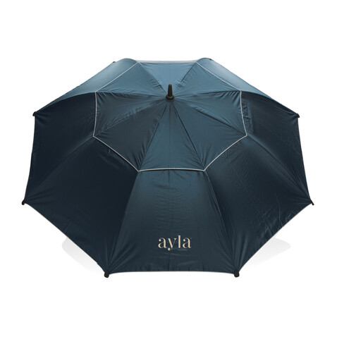 AWARE™ 27" Hurricane Sturmschirm blau bedrucken, Art.-Nr. P850.495 AWARE™ 27" Hurricane Sturmschirm blau bedrucken, Art.-Nr. P850.495