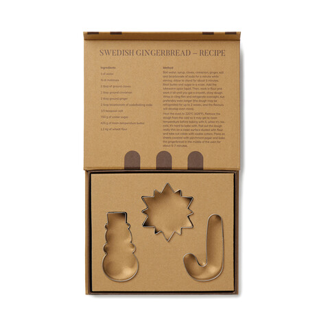 VINGA Classic Ausstechformen 3er-Set grau bedrucken, Art.-Nr. V261002 VINGA Classic Ausstechformen 3er-Set grau bedrucken, Art.-Nr. V261002