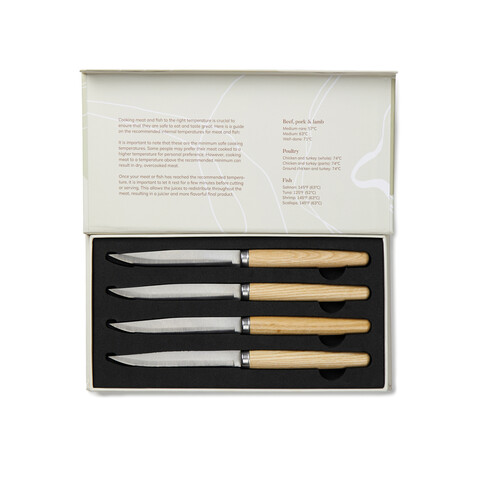 VINGA Retro Fleischmesser Stahl bedrucken, Art.-Nr. V262049