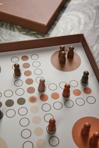 VINGA Coffee-Table Spielesammlung braun bedrucken, Art.-Nr. V262001