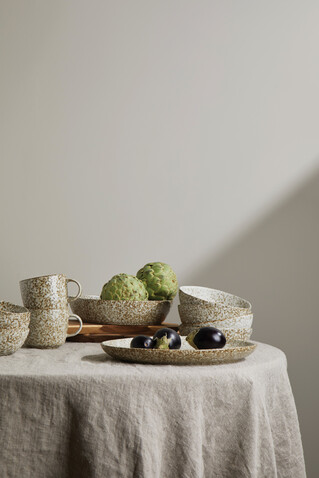 VINGA Nuvem Mini-Bowl, 2er-Set beige bedrucken, Art.-Nr. V267019