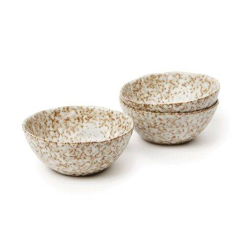 VINGA Nuvem Mini-Bowls, 3er-Set beige bedrucken, Art.-Nr. V267029