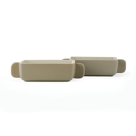 VINGA Monte Neu Mini-Schale 2er Set grau bedrucken, Art.-Nr. V270032 VINGA Monte Neu Mini-Schale 2er Set grau bedrucken, Art.-Nr. V270032