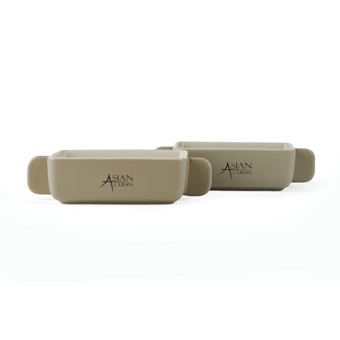 VINGA Monte Neu Mini-Schale 2er Set grau bedrucken, Art.-Nr. V270032 VINGA Monte Neu Mini-Schale 2er Set grau bedrucken, Art.-Nr. V270032