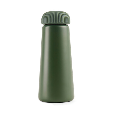 VINGA Erie 450ml Vakuumflasche aus RCS recyceltem Stahl grün bedrucken, Art.-Nr. V430017