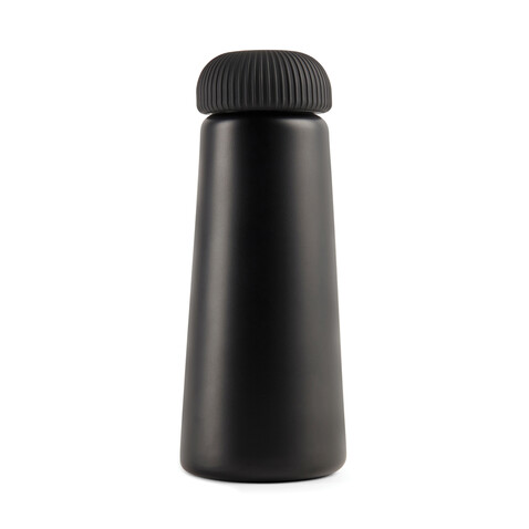 VINGA Erie 450ml Vakuumflasche aus RCS recyceltem Stahl schwarz bedrucken, Art.-Nr. V430011 VINGA Erie 450ml Vakuumflasche aus RCS recyceltem Stahl schwarz bedrucken, Art.-Nr. V430011