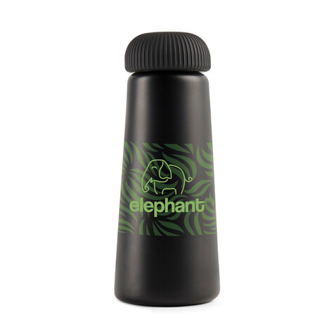 VINGA Erie 450ml Vakuumflasche aus RCS recyceltem Stahl schwarz bedrucken, Art.-Nr. V430011 VINGA Erie 450ml Vakuumflasche aus RCS recyceltem Stahl schwarz bedrucken, Art.-Nr. V430011