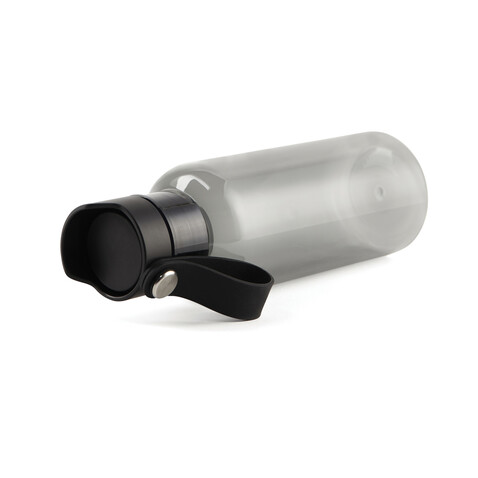 VINGA Balti 600ml Flasche aus RCS recyceltem PET schwarz bedrucken, Art.-Nr. V433001 VINGA Balti 600ml Flasche aus RCS recyceltem PET schwarz bedrucken, Art.-Nr. V433001