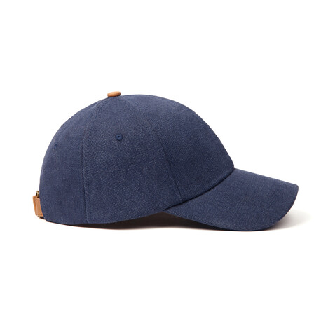 VINGA Bosler AWARE™ Canvas-Kappe navy blau bedrucken, Art.-Nr. V453035