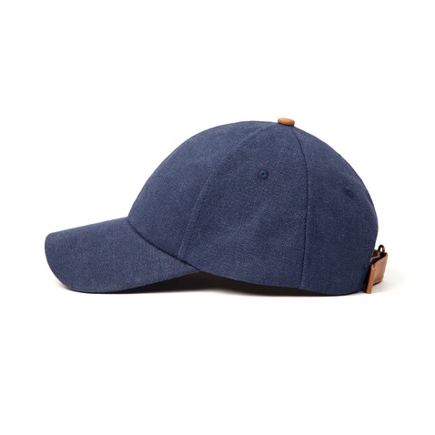 VINGA Bosler AWARE™ Canvas-Kappe navy blau bedrucken, Art.-Nr. V453035