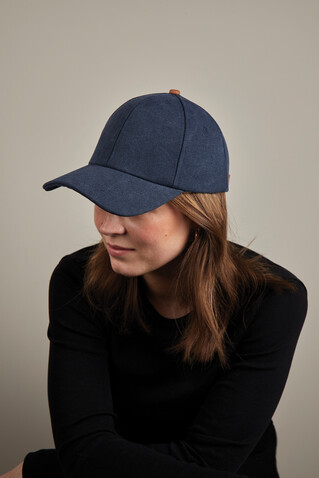 VINGA Bosler AWARE™ Canvas-Kappe navy blau bedrucken, Art.-Nr. V453035