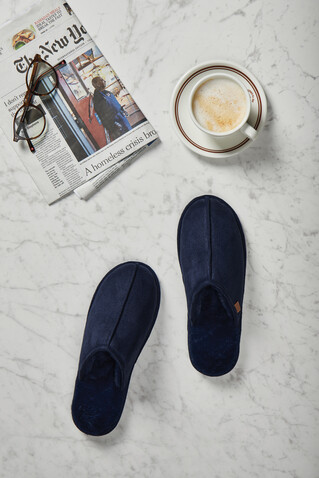 VINGA Waltor Hausschuhe navy blau bedrucken, Art.-Nr. V499115LXL VINGA Waltor Hausschuhe navy blau bedrucken, Art.-Nr. V499115LXL