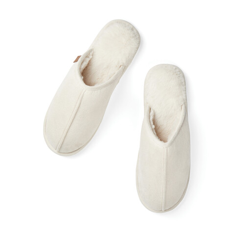 VINGA Waltor Hausschuhe beige bedrucken, Art.-Nr. V499103SM VINGA Waltor Hausschuhe beige bedrucken, Art.-Nr. V499103SM