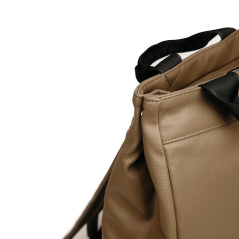 VINGA Bermond Rucksack aus RCS recyceltem PU braun bedrucken, Art.-Nr. V703009 VINGA Bermond Rucksack aus RCS recyceltem PU braun bedrucken, Art.-Nr. V703009