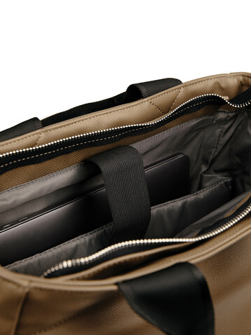 VINGA Bermond Rucksack aus RCS recyceltem PU braun bedrucken, Art.-Nr. V703009 VINGA Bermond Rucksack aus RCS recyceltem PU braun bedrucken, Art.-Nr. V703009