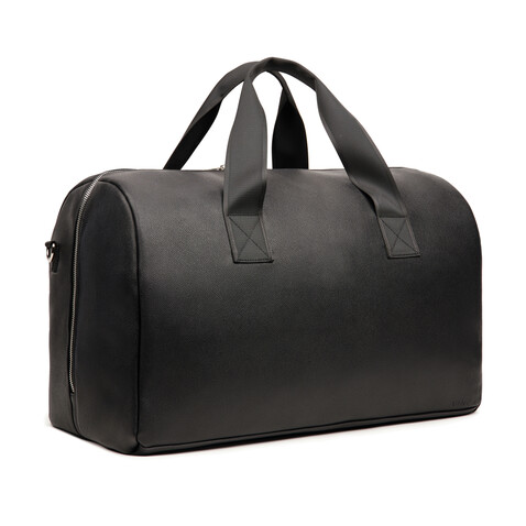 VINGA Bermond Wochenendtasche aus RCS recyceltem PU schwarz bedrucken, Art.-Nr. V707001 VINGA Bermond Wochenendtasche aus RCS recyceltem PU schwarz bedrucken, Art.-Nr. V707001