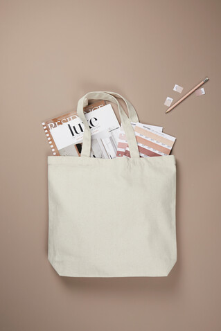 VINGA Hilo AWARE™ Tragetasche aus recyceltem Canvas off white bedrucken, Art.-Nr. V762023 VINGA Hilo AWARE™ Tragetasche aus recyceltem Canvas off white bedrucken, Art.-Nr. V762023