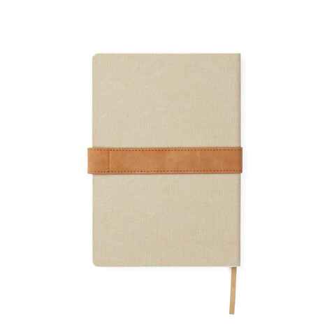 VINGA Bosler Notizbuch aus RCS recyceltem Papier beige bedrucken, Art.-Nr. V773309 VINGA Bosler Notizbuch aus RCS recyceltem Papier beige bedrucken, Art.-Nr. V773309
