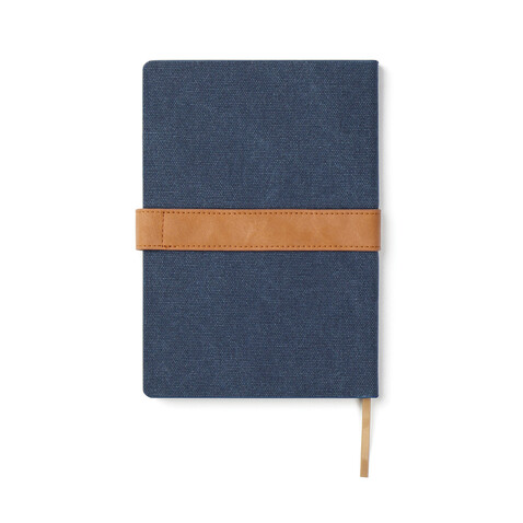 VINGA Bosler Notizbuch aus RCS recyceltem Papier navy blau bedrucken, Art.-Nr. V773305 VINGA Bosler Notizbuch aus RCS recyceltem Papier navy blau bedrucken, Art.-Nr. V773305