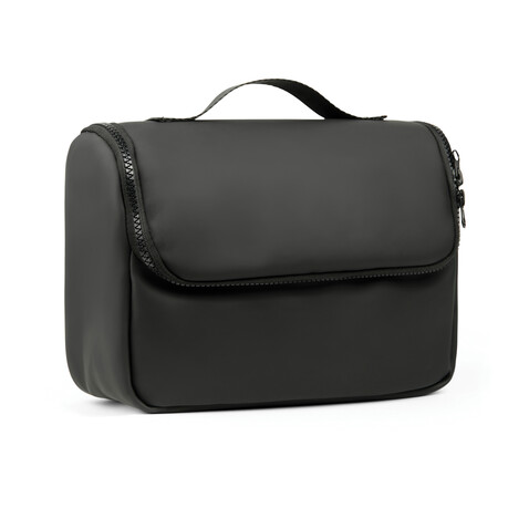VINGA Baltimore Reise-Kosmetiktasche schwarz bedrucken, Art.-Nr. V820021