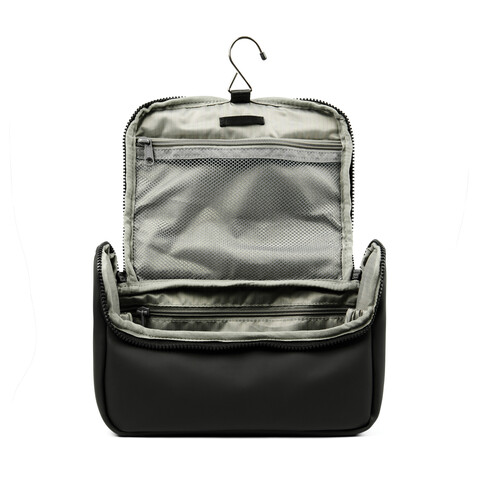 VINGA Baltimore Reise-Kosmetiktasche schwarz bedrucken, Art.-Nr. V820021