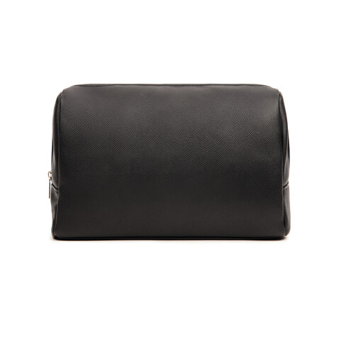 VINGA Bermond Kulturtasche aus RCS recyceltem PU schwarz bedrucken, Art.-Nr. V820001 VINGA Bermond Kulturtasche aus RCS recyceltem PU schwarz bedrucken, Art.-Nr. V820001