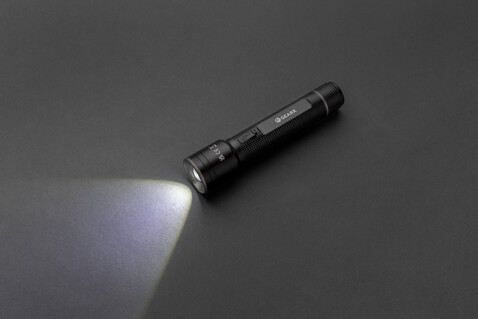 Große Gear X Taschenlampe aus RCS recycelt. Alu mit USB-Akku schwarz bedrucken, Art.-Nr. P513.921 Große Gear X Taschenlampe aus RCS recycelt. Alu mit USB-Akku schwarz bedrucken, Art.-Nr. P513.921