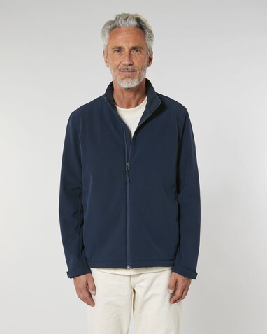 Stanley Navigator - Die Herren-Softshelljacke - French Navy - 5XL bedrucken, Art.-Nr. STJM167C7275X