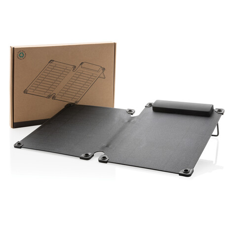 Solarpulse 10W tragbares Solarmodul aus RCS rPlastik schwarz bedrucken, Art.-Nr. P323.061 Solarpulse 10W tragbares Solarmodul aus RCS rPlastik schwarz bedrucken, Art.-Nr. P323.061