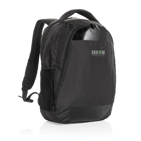 Impact AWARE™ Boardroom-Laptop-Rucksack PVC-frei schwarz bedrucken, Art.-Nr. P763.071 Impact AWARE™ Boardroom-Laptop-Rucksack PVC-frei schwarz bedrucken, Art.-Nr. P763.071